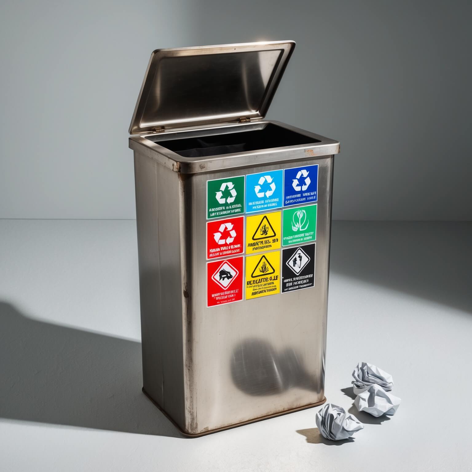 bin Identification Labels