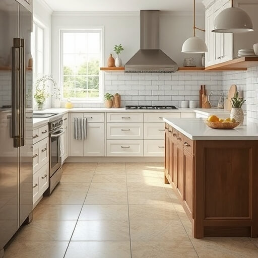 Kitchen Floor Porcelain Tiles