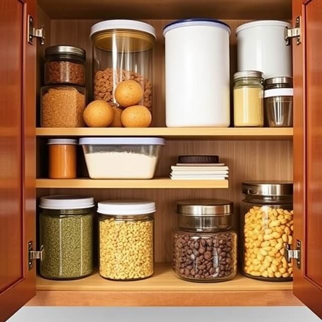 Organise Separate Like Items Together Cabinet