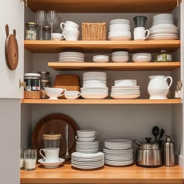 Stack in Kitchen Cabinet