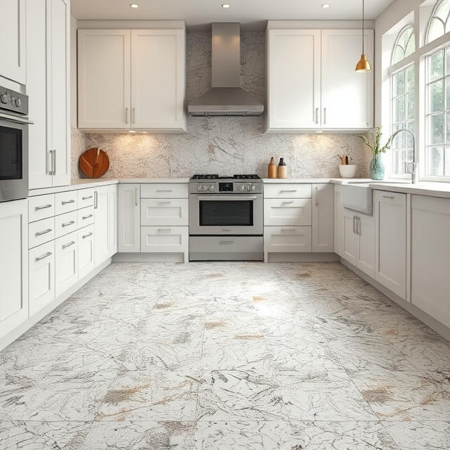 Kitchen Floor Terrazzo Tiles